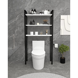 Safi̇r Banyo Rafi Klozet Ve Çamaşir Maki̇nesi̇ Üstü Düzenleyi̇ci̇ Beyaz