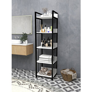 Lena Beyaz Banyo Dolabi Rafli Çok Amaçli Düzenleyi̇ci̇ 170 Cm