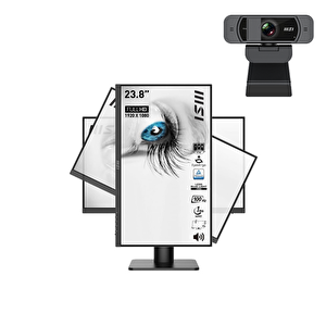Msi Pro Mp243xp 23.8 1920x1080 100hz 1ms Hdmi Dp Flat Ips Monitor
