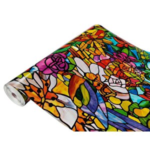 D-c-fix 446-3231 Rengarenk Kendinden Yapışkanlı Cam Vitray Folyo (45cm X 2mt)