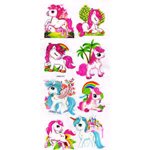 Duvar Sticker Kabartmalı 3 Boyutlu Sticker, 3d Duvar Stiker (xmb001) 55x25 Cm - Unicorn Ülkesi