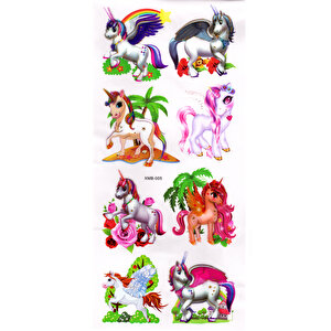 Duvar Sticker Kabartmalı 3 Boyutlu Sticker, 3d Duvar Stiker (xmb005) 55x25 Cm - Unicorn Bahar