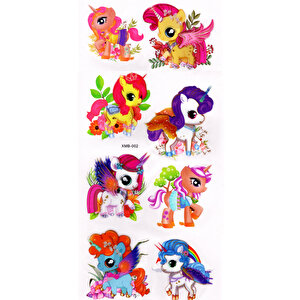 Duvar Sticker Kabartmalı 3 Boyutlu Sticker, 3d Duvar Stiker (xmb002) 55x25 Cm - Unicorn Renkli
