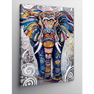 Kanvas Tablo Desenli Fil 70x100 cm