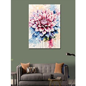 Kanvas Tablo Renkli Çiçek 70x100 cm