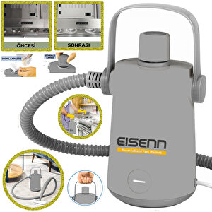 Portatif Taşımalı Yeni Nesil Mini Tasarım Yüksek Güç Buharlı Temizleyici Ve Buharlı Temizlik Makinesi 3 Bar Grey Series 1000w