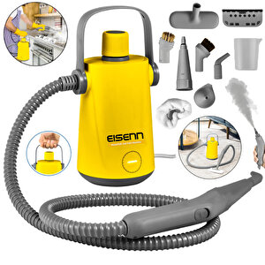 Yeni Nesil Buharlı Temizleyici Yüksek Güç Üstün Performans Mini Tasarım Buharlı Temizlik Makinesi 3 Bar Yellow Series 1000w