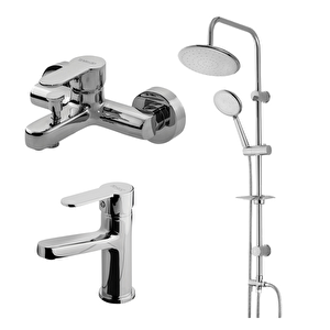 Domino Banyo,lavabo Bataryası,duş Ünitesi Set