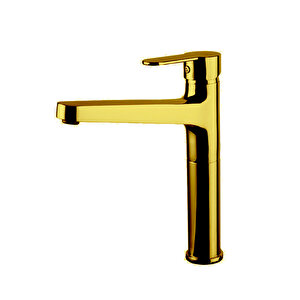 Newarc Domino Altın Evye,banyo,çanak Lavabo Batarya Set
