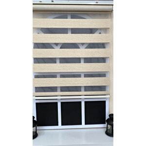 Zebra Stor Perde Sütlü Kahve Stb 400v03-d 80x260 cm