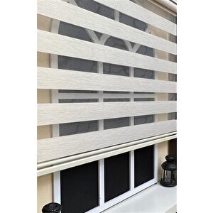 Zebra Stor Sert Plastik Kasalı Krem Perde Stb 400v12-pd 70x200 cm