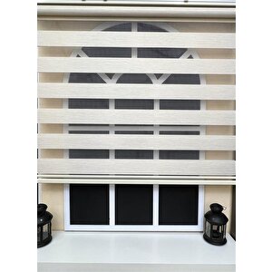 Zebra Stor Sert Plastik Kasalı Krem Perde Stb 400v12-pd 70x200 cm