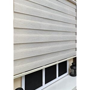 Zebra Stor Sert Plastik Kasalı Krem Perde Stb 400v12-pd 70x200 cm