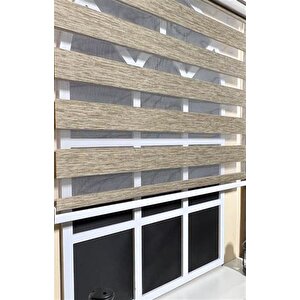 Zebra Stor Sert Plastik Kasalı Kahverengi Perde Stb 400v05-pd 140x200