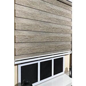 Zebra Stor Sert Plastik Kasalı Kahverengi Perde Stb 400v05-pd 140x200