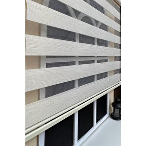 Zebra Stor Perde Krem Stb 400v12-d 180x200 cm