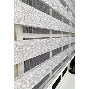 Zebra Stor Sert Plastik Kasalı Gri Perde Stb 400v04-pd 180x200 cm