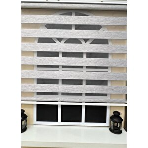 Zebra Stor Sert Plastik Kasalı Gri Perde Stb 400v04-pd 110x260 cm