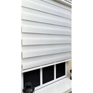 Zebra Stor Sert Plastik Kasalı Beyaz Perde Stb 400v01-pd 200x260 cm