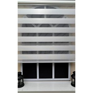 Zebra Stor Sert Plastik Kasalı Beyaz Perde Stb 400v01-pd 190x260 cm