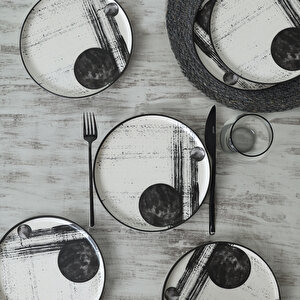 Shadowy Nordic Pasta Tabağı 22 Cm 6 Adet 21783