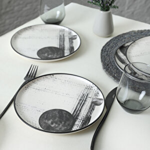 Shadowy Nordic Pasta Tabağı 22 Cm 6 Adet 21783