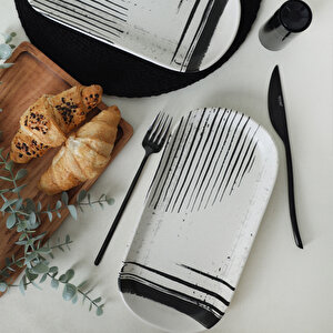 Shadowy Noyan Kayık Tabak 28 Cm 2 Adet 21784