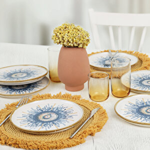Hydra Nordic Pasta Tabağı 22 Cm 6 Adet 21352