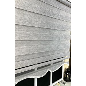 Zebra Stor Perde Gri Alüminyum Kasa Stb-400-v04