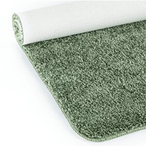 Doğal Kaymaz Taban Yıkanabilir Soft Shaggy  3'lü Banyo Paspası 60x100 - 50x60 - 50x60