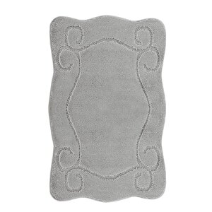 Sebano Elvin Doğal Kaymaz Taban 3’lü Banyo Paspası 60x100 - 50x60 - 50x60 Gri