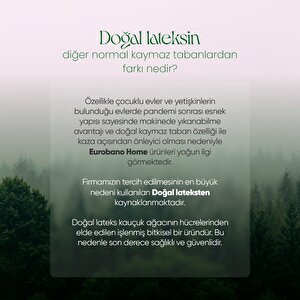 Sadiva Doğal Kaymaz Taban 2'li Banyo Paspası 60x100 - 50x60