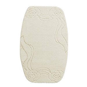 Sebano Zenga Doğal Kaymaz Taban 3’lü Banyo Paspası 60x100 - 50x60 - 50x60 Krem