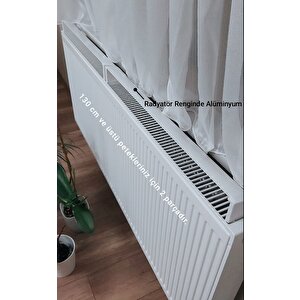 Isıtaç 130 cm Petek Üstü 125cm Alüminyum Isı Yönlendirici (Sipariş Öncesi Görseldeki Gibi Peteğinizi Dıştan-Dışa Ölçünüz)
