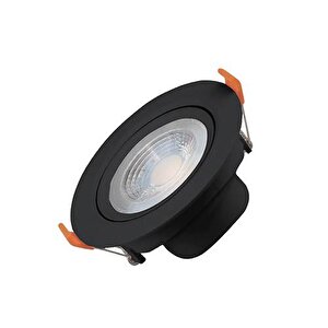 Ack 5w Siyah 3000k Sıvaaltı Yuvarlak Leddownlight Ad01-00501