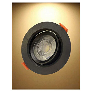 Ack 5w Siyah 3000k Sıvaaltı Yuvarlak Leddownlight Ad01-00501