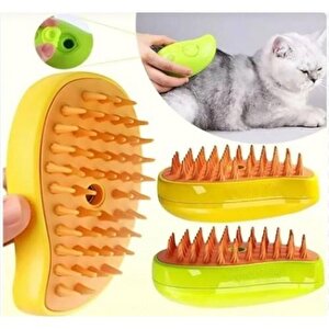 Buharlı Kedi Köpek Tarağı Şarzjlı Tuşlu Evcil Hayvan Fırçası Kedi Köpek Tüy Kıl Toplama Tarağı