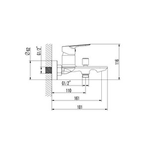 Turkuaz Cerastyle Ibiza Banyo Bataryası Krom Bm0010500000011
