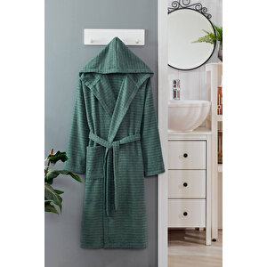 Kapüşonlu Unisex Banyo Bornozu %100 Soft Pamuklu 3XL