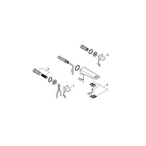 Allure Brilliant 3 Delikli Lavabo Bataryası 1/2" M-boyut - 20628000