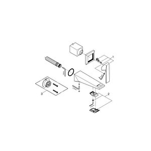 Allure Brilliant İki Delikli Lavabo Bataryası M-boyut - 29402al0
