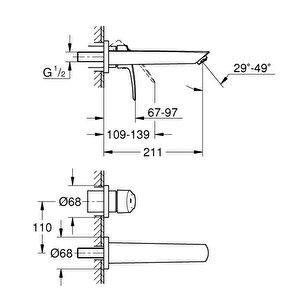 Eurosmart İki Delikli Lavabo Bataryası
M - Boyut - 29338003