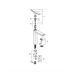 Allure Brilliant Tek Kumandalı Lavabo Bataryası Xl-boyut - 24346000