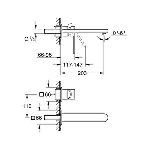 Grohe Plus İki Delikli Lavabo Bataryası
L-boyut - 29306003