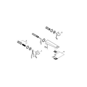 Allure Brilliant 3 Delikli Lavabo Bataryası  L-boyut - 20629000