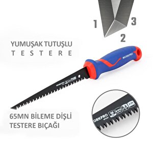 Workpro Wp215017 150mm Hızlı Kesim Profesyonel Bi-metal Alçıpan Testeresi