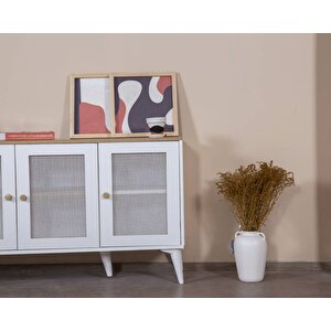 Vow Home Living Calvin Beyaz Hazeran Konsol