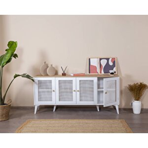 Vow Home Living Calvin Beyaz Hazeran Konsol