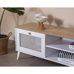 Vow Home Living Calvin Beyaz Hazeran Tv Ünitesi 180 Cm
