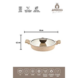 Astral 6 Parça Döküm Sahan Seti - Cappucino